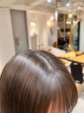 ミディアム 髪質改善/透明感カラ ー🫧mizukiのヘアスタイル