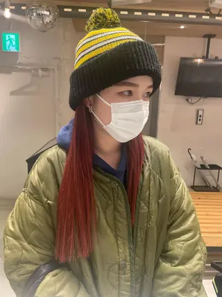 ロング 艶ハイトーン👑♡ NATSUKIのヘアスタイル