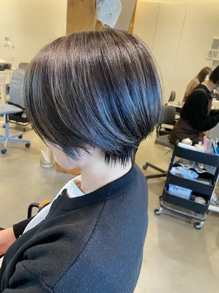 ショート カラー 透明感カラー 天羅のヘアスタイル