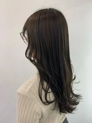 ロング 新宿/小顔レイヤー/ 顔まわり/西慶太朗のヘアスタイル