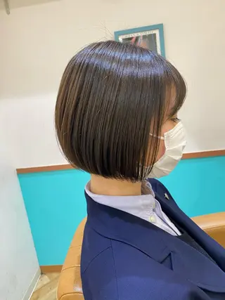 ショート ボブ韓国風レイヤー 髪質改善/畠中ケントのヘアスタイル