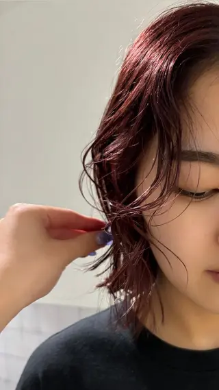 カラー AO所属・Haruka🌺 /ボブ/海外ヘアのヘアスタイル