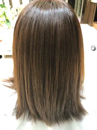 セミロング 久保木 真人のヘアスタイル