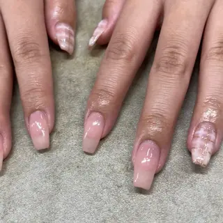 ネイル 🎀mahiro🎀 ワンカラー💅フットのネイルデザイン