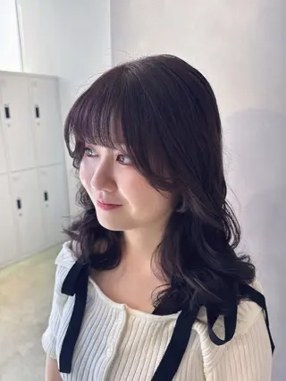 パーマ 透明感カラー✨艶髪 制作🌱山根あゆみのヘアスタイル