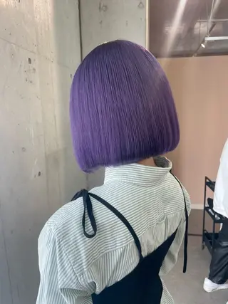ショート カラー lani hair salon所属・SHOTO ハイトー ン/デザインカラーのヘアスタイル