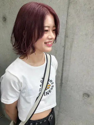 カラー 森本裕/オーナー/ スパイラルパーマのヘアスタイル