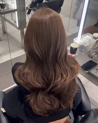 ロング 銀座/韓国/ワンホン 🤍艶髪🖤nahoのヘアスタイル