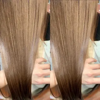 セミロング カラー 縮毛矯正/髪質改善/ 石橋代智のヘアスタイル