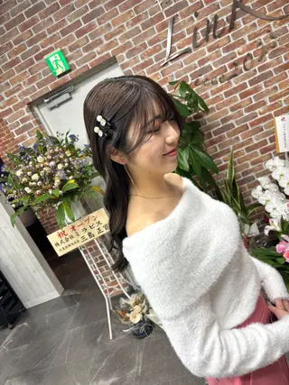 セミロング カラー ギャルの革命児 秀斗のヘアスタイル