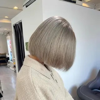 ショート カラー 髪質改善 Noe心斎橋店のヘアスタイル
