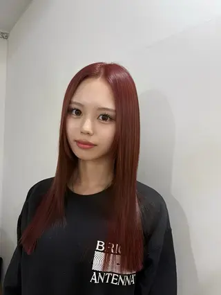 セミロング カラー 透明感カラーAny/ natumi🧿のヘアスタイル