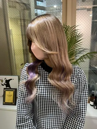 ロング カラー とも🏆プルエクステ /髪質改善🏆渋谷のヘアスタイル