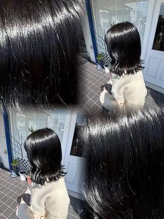 ミディアム 井上 昴のヘアスタイル