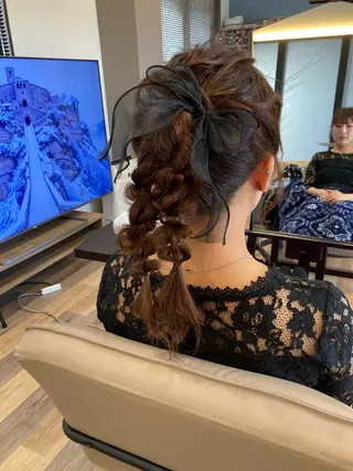 ロング 中野 紹江のヘアスタイル