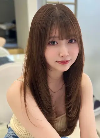 ロング カラー COA  銀座所属・上塘 尚寛のヘアスタイル