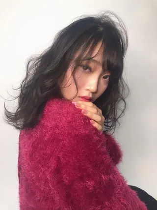 セミロング omocha hair salon所属・大嶋 伸吾のヘアスタイル