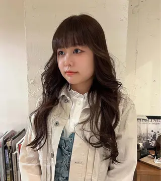 ロング カラー ヘアアレンジ drop /Hiroto✩.*のヘアスタイル