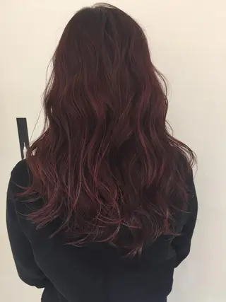 セミロング カラー ✂️小顔カット✂️ 山本有紀のヘアスタイル