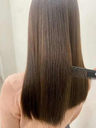 ロング カラー nok所属・レイヤー/ベージュ/ どますず🌺のヘアスタイル