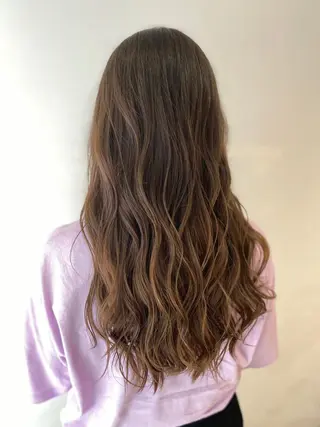 セミロング カラー 縮毛矯正職人/艶髪 ✨️村上 渉のヘアスタイル