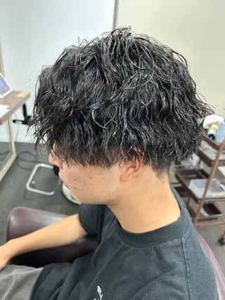 ショート パーマ メンズ メンズパーマの達人 /タカシマ　ダイスケのヘアスタイル