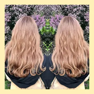 ロング カラー ✨ブリーチなしカラー ×髪質改善✨松村 潤のヘアスタイル