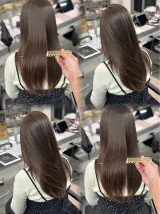 セミロング leo/レディース モデル募集中❤️のヘアスタイル