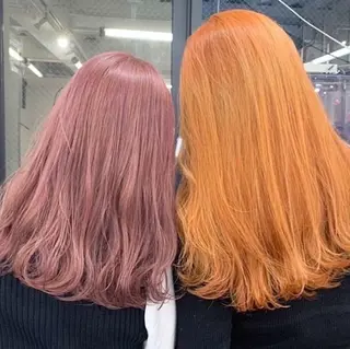 ミディアム カラー 艶カラー×レイヤー 🧙髪質改善/レオンのヘアスタイル