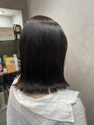 ミディアム パーマ hina💟 透明感カラーのヘアスタイル