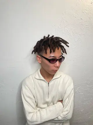 ヘアアレンジ メンズ コーンロウ／ブレイズ SYUのヘアスタイル