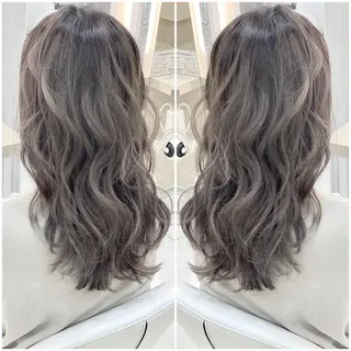 ロング 全席個室 暖色カラー Zina松園優香🌸のヘアスタイル