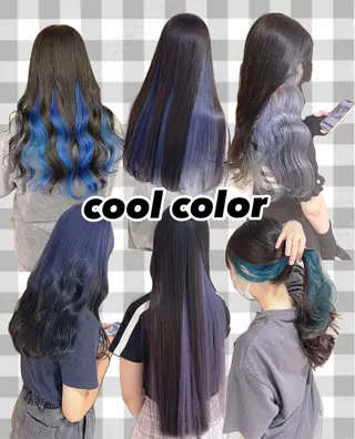 カラー 渋谷:インナーカラー ／🍒エリカ🍒のヘアスタイル