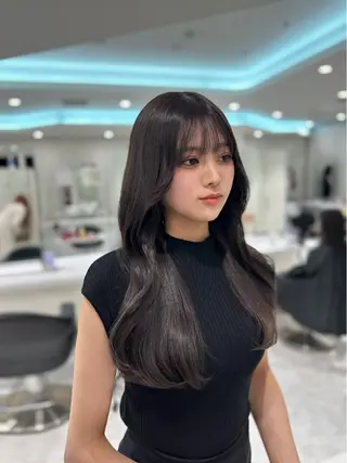 セミロング カラー ♡上品韓国髪♡ブラ ウン/SAYATOのヘアスタイル