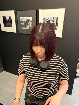 カラー fudge所属・MaisonHALU 松浦光咲のヘアスタイル