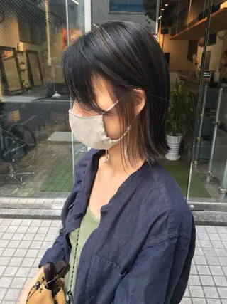 ミディアム カラー ハイトーン/レイヤー /ウルフ⭐️永田⭐️のヘアスタイル