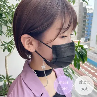 ショート カラー ショート・ボブ💫 シブヤトモヒロのヘアスタイル