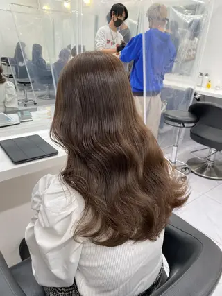 セミロング レイヤー/韓国❣️ 髪質改善/亘紘輝のヘアスタイル