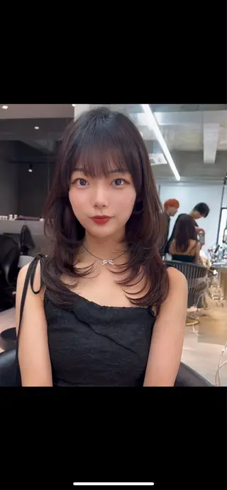 ロング ヘアアレンジ 似合わせカラー× ウルフカット/ホマレのヘアスタイル