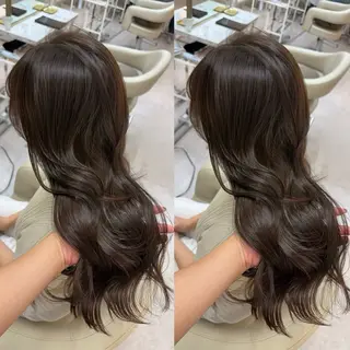 ロング カラー ♡韓国/レイヤー カット/Ayana♡のヘアスタイル