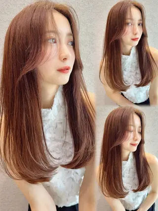 ロング カラー レイヤー✨縮毛矯正 川村利幸のヘアスタイル