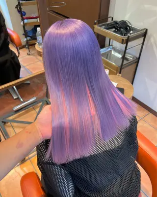 セミロング カラー ブリーチ特化美容室 ☆selene☆のヘアスタイル