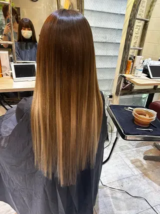 ロング カラー 6Dエクステ板橋店所属・エクステ 吉沢のヘアスタイル
