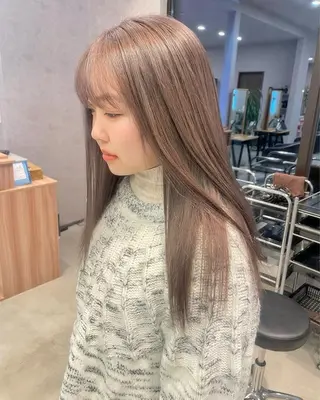 ロング カラー 透明カラー/レイヤー misaki °*のヘアスタイル