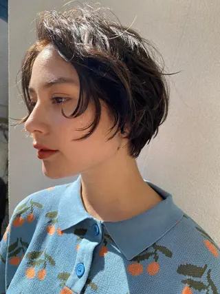 ショート カラー パーマ ヘアアレンジ メンズ キッズ ネイル マツエク・マツパ アイブロウ 🧼柴田 健太郎🧼のヘアスタイル