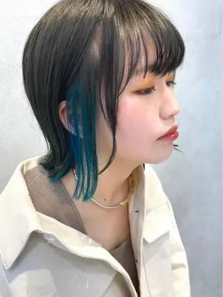 ミディアム カラー 透明感カラーブリーチ 🌼シゲモトアヤ🌼のヘアスタイル