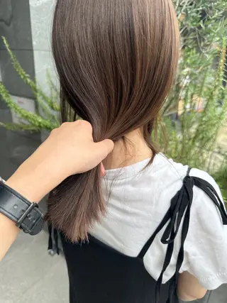 セミロング シェアサロンコネクト所属・Chiho/ 博多/大人かわいいのヘアスタイル