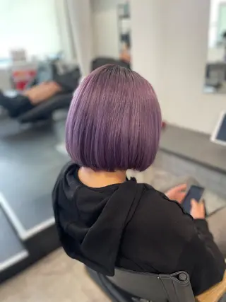 ショート カラー GaKu/ハイトーン /ブリーチ/ブロンドのヘアスタイル