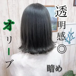 セミロング エクステ・髪質改善・ ブリーチ・吉田大介のヘアスタイル