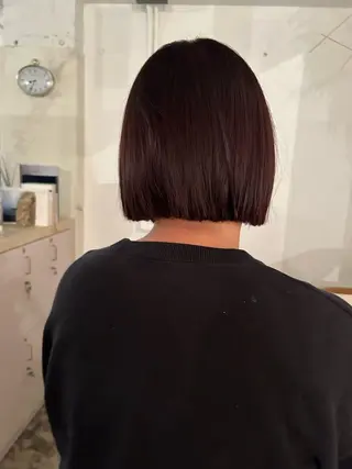 ショート カラー 原 瑞希のヘアスタイル